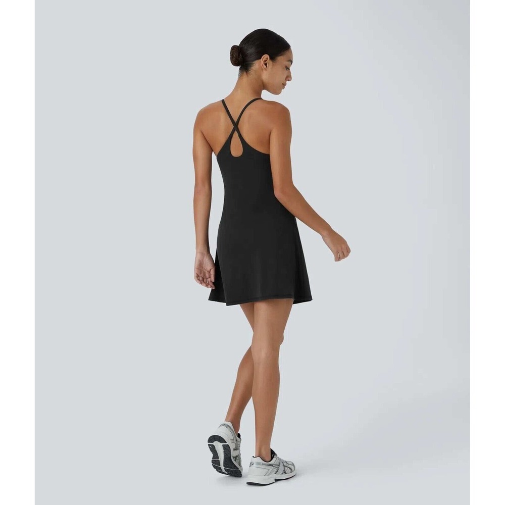 Halara‎ Athletic Softlyzero Plush Backless Active Workout Casual Dress Size XL